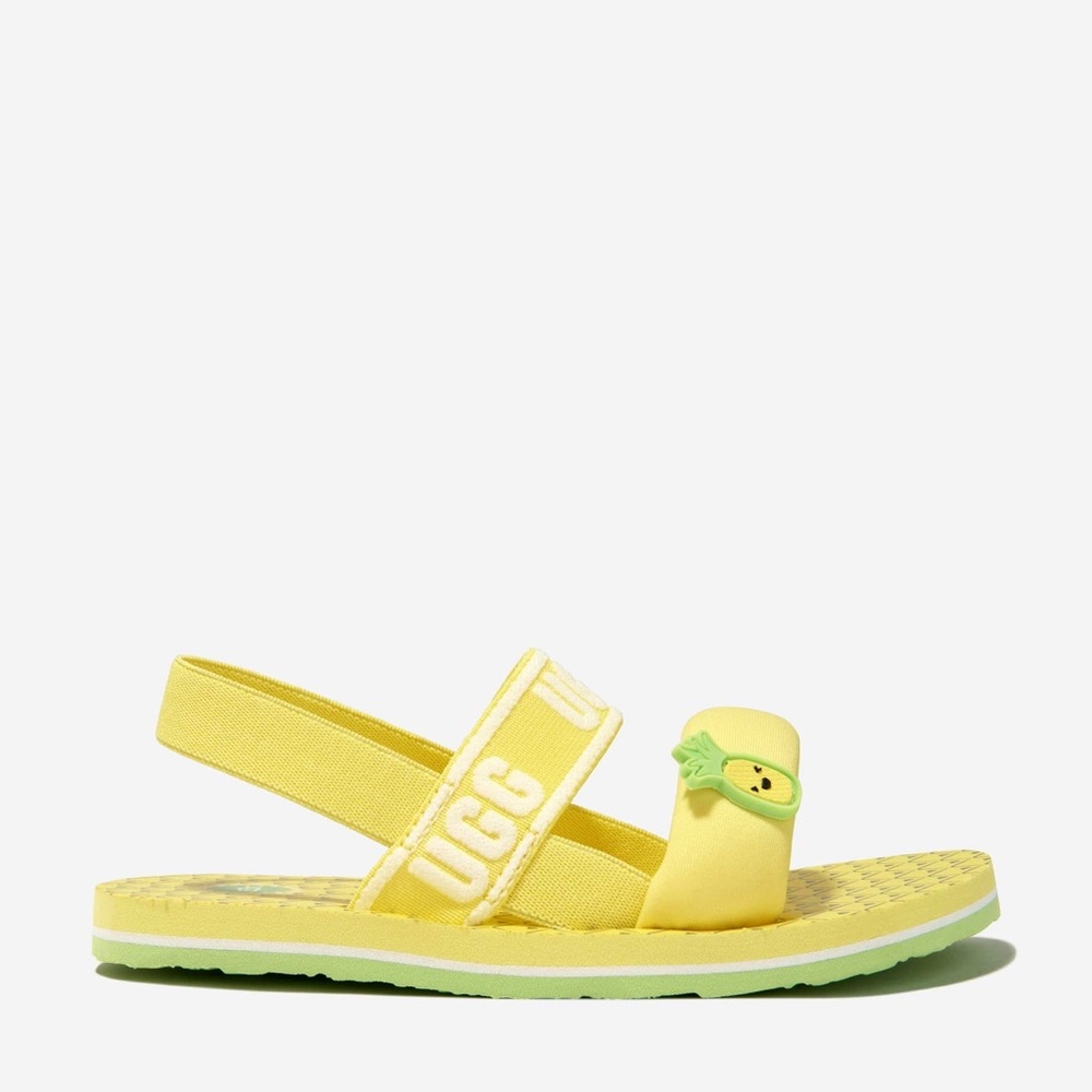 UGG® Zuma Sling Pineapple Stuffie Sandals Size 6 NEW